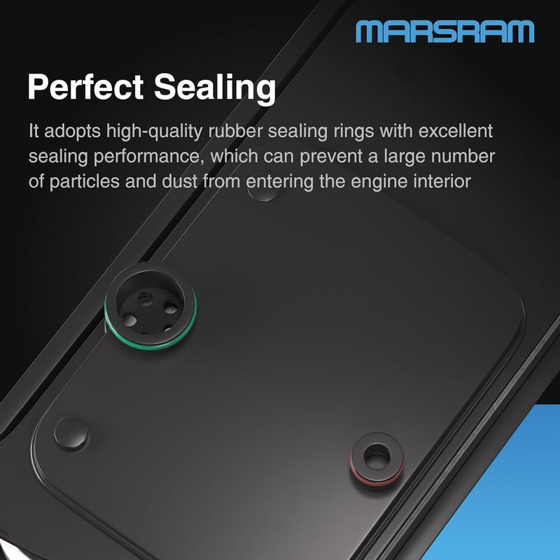 Marsram 6.7 Cummins Crankcase Ventilation Filter CV52001 fits for 2008-2022 Dodge Ram 2500 3500 4500 5500 6.7L ISB Diesel Engines, Crankcase CCV Breather Element Replaces 4936636 904-418 68002433AB - Image 5